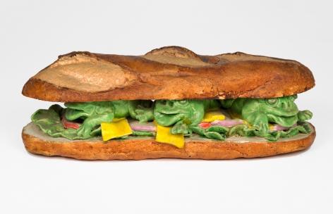 David Gilhooly Frog Submarine Sandwich, 1975