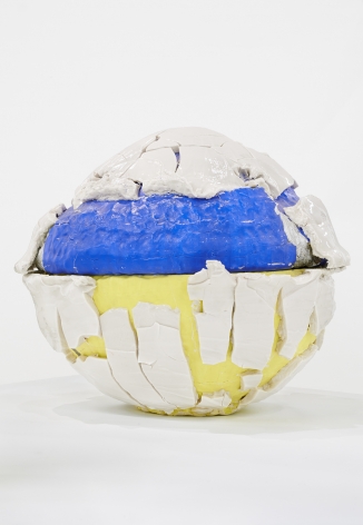 Takuro Kuwata Blue Yellow-Slipped Kairagi Shino Globe