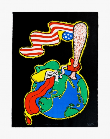 Peter Saul World of America No. 2, 1967
