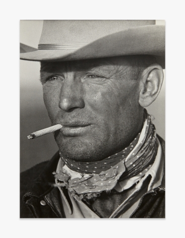 Leonard McCombe Portrait of Texas Cowboy Clarence Hailey Long